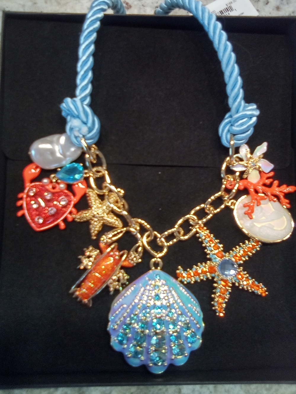 Betsey Johnson Jeweled Seaside Necklace